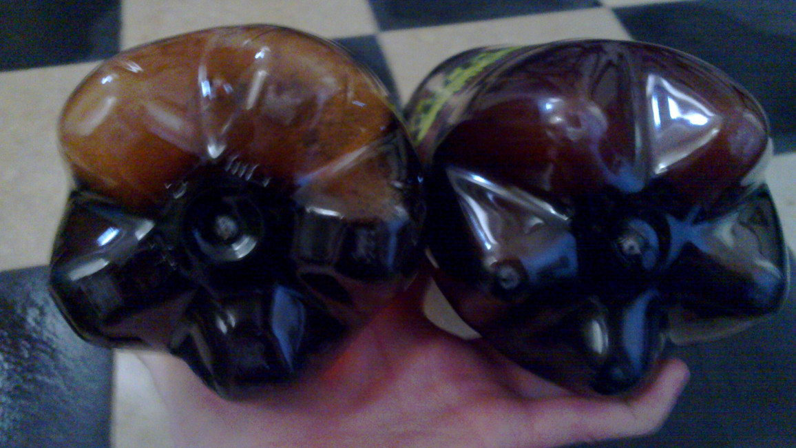 [IMG: two two-litre bottoms]