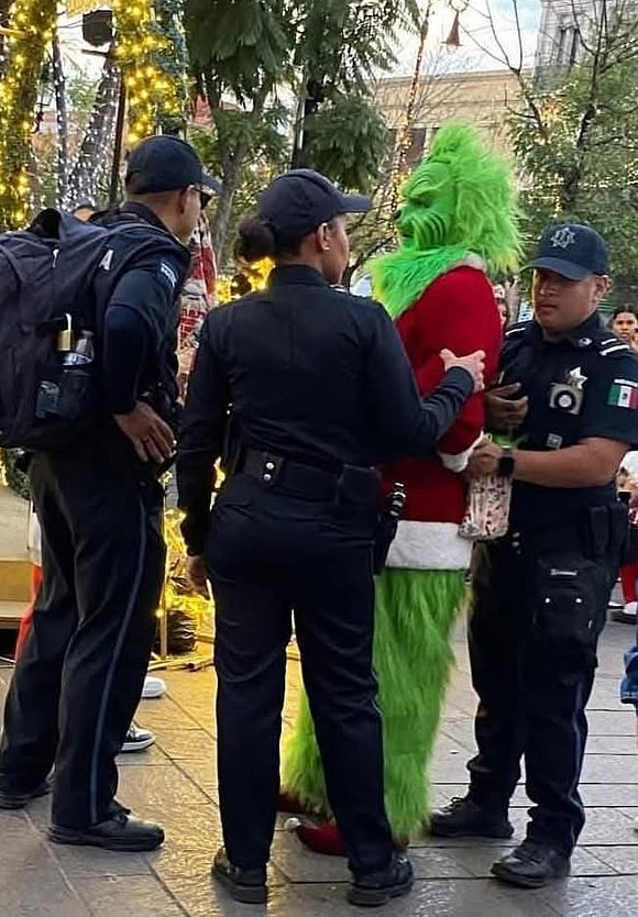 [IMG: Grinch being grabbed]