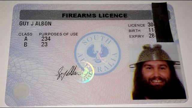 [The firearms licence]
