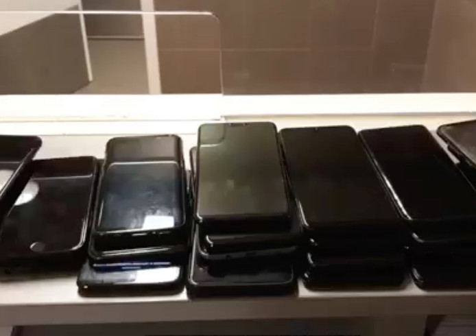 [IMG: Some of the phones]